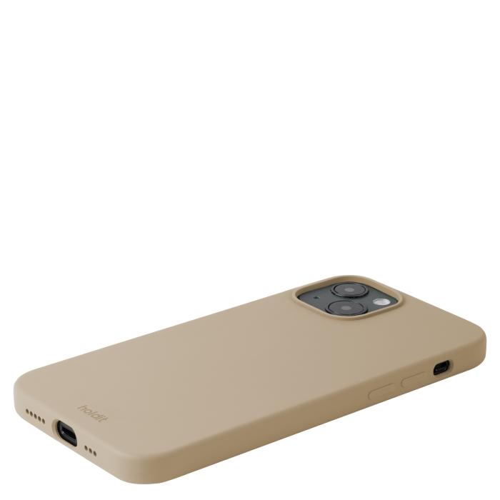 Bild 3, holdit iPhone 14 Plus Mobilskal Silikon Latte Beige