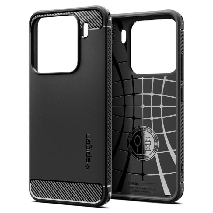 Bild 2, Spigen Xiaomi 15 Skal Rugged Armor Matt Svart