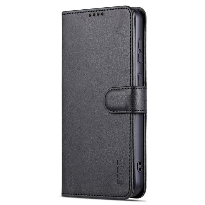 Bild 6, AZNS Samsung Galaxy S24 FE Fodral Läder Svart