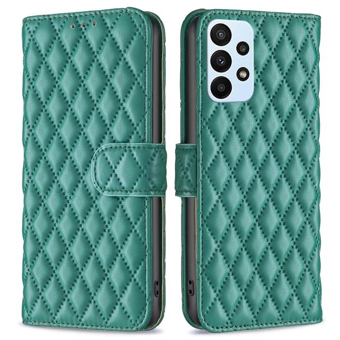 Bild 1, Samsung Galaxy A23 5G Fodral Diamond Läder Grön