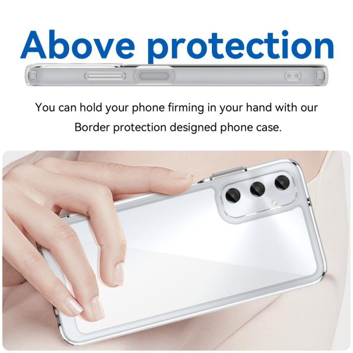 Bild 4, Samsung Galaxy A05s 4G Skal TPU/Akryl Shockproof Transparent
