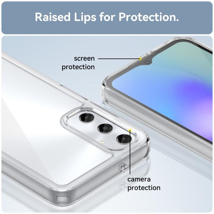 Bild 6, Samsung Galaxy A05s 4G Skal TPU/Akryl Shockproof Transparent