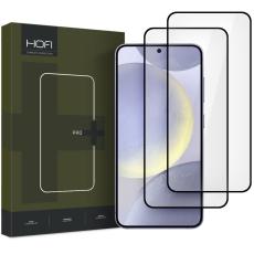 HOFI Galaxy S25 2-PACK Sk&auml;rmskydd Pro+ H&auml;rdat Glas Svart
