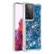 Samsung Galaxy S21 Ultra - Shockproof Quicksand Skal - Blå