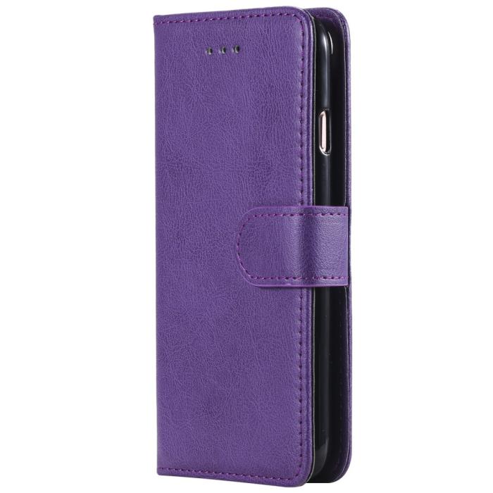 Bild 2, iPhone 6/7/8/SE (2020/2022) - 2in1 Magnet/Plånboksfodral - Lila