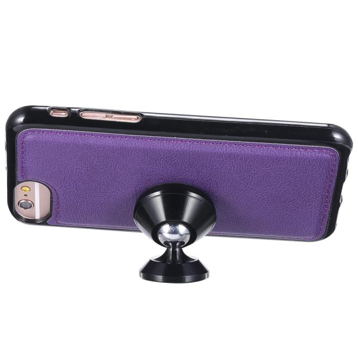 Bild 5, iPhone 6/7/8/SE (2020/2022) - 2in1 Magnet/Plånboksfodral - Lila