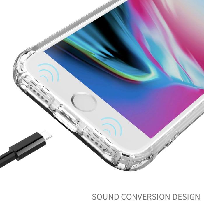 Bild 5, iPhone 7/8/SE (2020/2022) - Shockproof TPU Skal - Transparent
