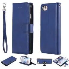 iPhone 6/7/8/SE (2020/2022) - 2in1 Magnet/Plånboksfodral - Mörk Blå