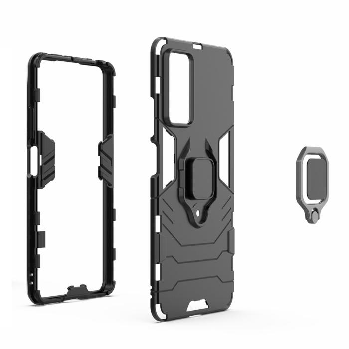 Bild 4, Xiaomi Redmi Note 11 Pro 5G Skal Armor Hybrid Ring Röd