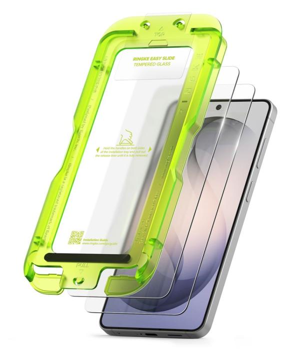 Bild 2, Ringke Galaxy S26 Plus 2-PACK Easy Slide Skärmskydd Härdat Glas