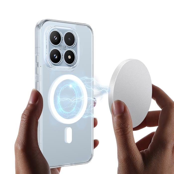Bild 3, Xiaomi 17 Skal Akryl/TPU Magsafe Premium Transparent