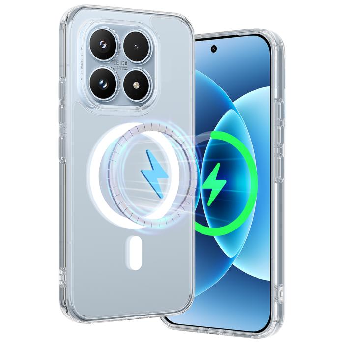 Bild 5, Xiaomi 17 Skal Akryl/TPU Magsafe Premium Transparent