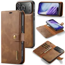 DG.MING iPhone 17 Pro 2in1 Magnet Fodral / Skal Brun