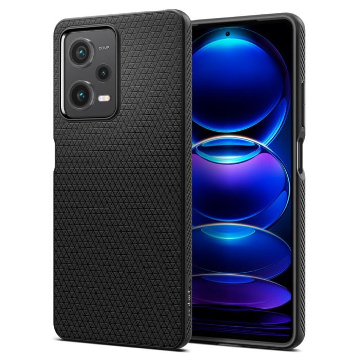 Bild 1, Spigen Xiaomi Redmi Note 12 Pro 5G Skal Liquid Air Matt Svart