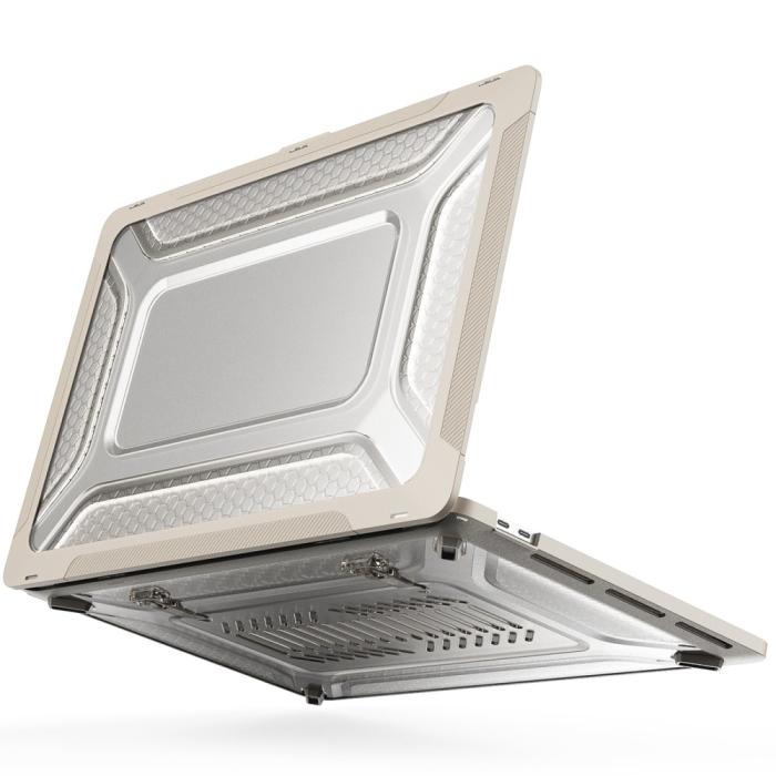 Bild 1, MacBook Pro 16 2019 Skal Med Kickstand Beige