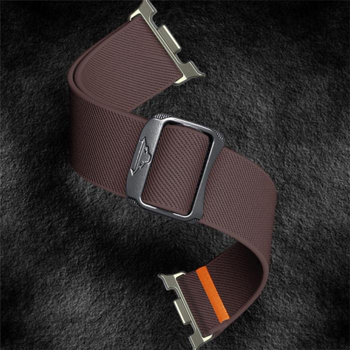 Bild 3, Galaxy Watch 8 46/44/40 mm Armband Justerbart Nylon Lila
