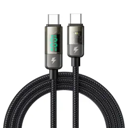 Mcdodo 1.2m 100W 5A USB-C - USB-C Auto Off Kabel Svart