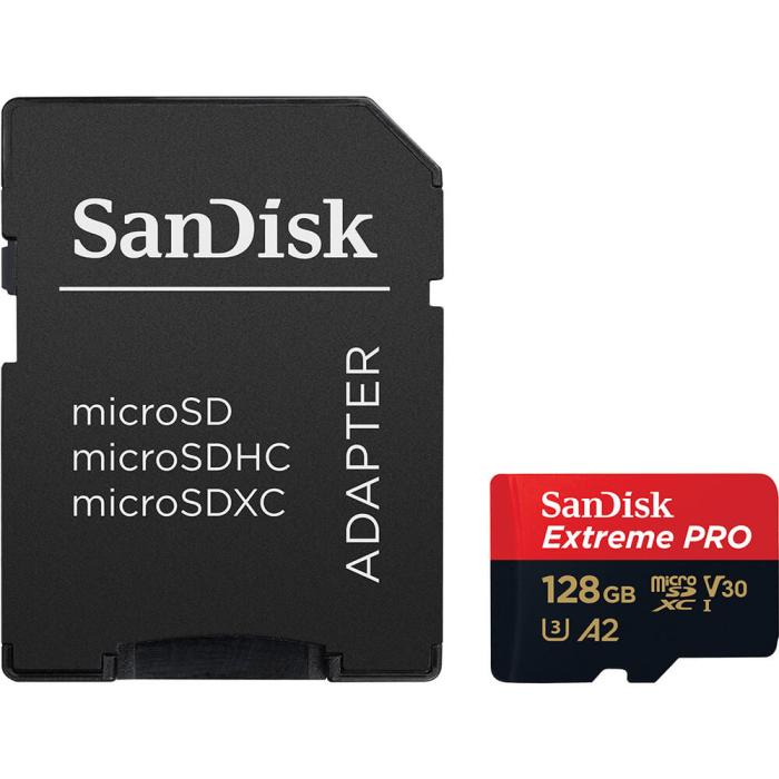 Bild 3, SanDisk MicroSDXC Extreme Pro 128 GB 200MB/s Inkl. Adapter