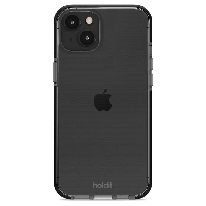 Bild 2, holdit iPhone 15 Plus Mobilskal Seethru Svart