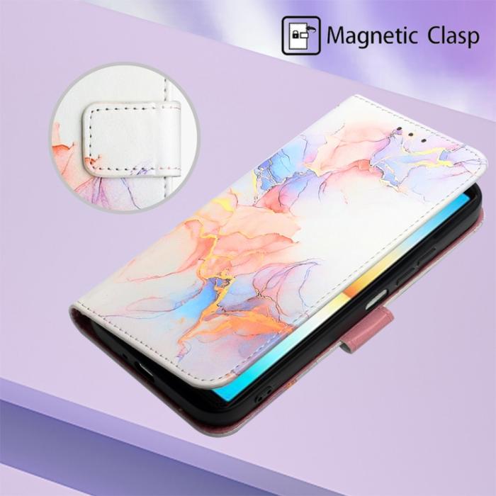 Bild 5, Sony Xperia 10 IV Fodral Marmor Galaxy Vit