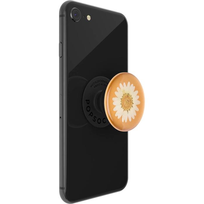 Bild 7, PopSockets Avtagbart Grip med Ställfunktion Premium Pressed Flower White Daisy