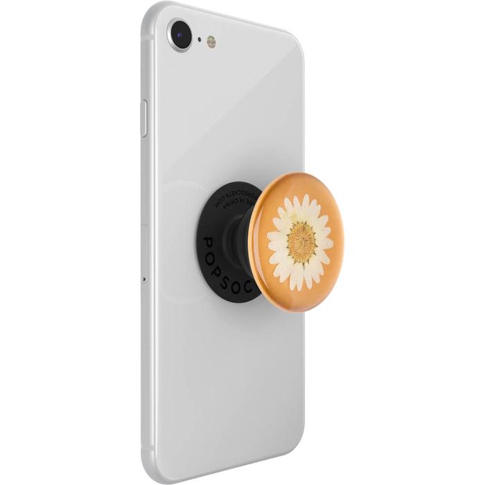 Bild 9, PopSockets Avtagbart Grip med Ställfunktion Premium Pressed Flower White Daisy
