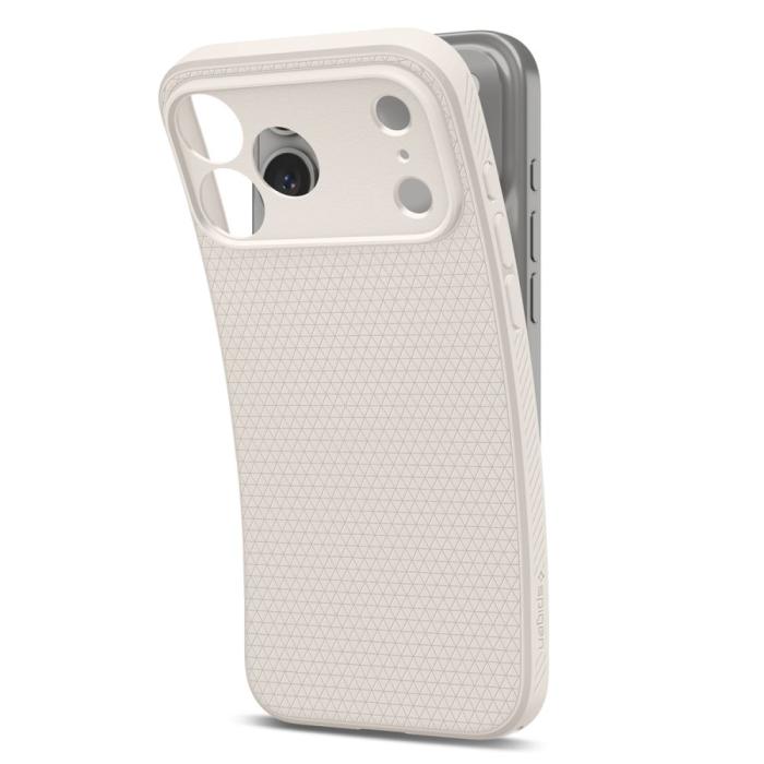 Bild 4, Spigen iPhone 18 Pro Max / 17 Pro Max Skal Liquid Air Titanium