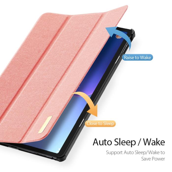 Bild 6, DUX DUCIS Lenovo Tab M10 Plus Gen 3 Fodral DOMO Tri-Fold Ljus Rosa