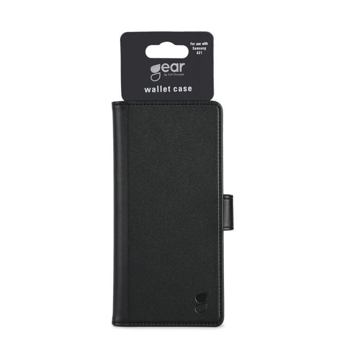Bild 2, GEAR Samsung Galaxy A21 Fodral Läder Svart