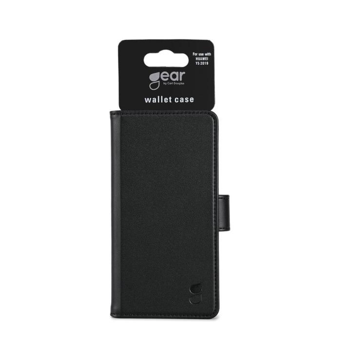 Bild 2, GEAR Huawei Y5 2019 Fodral Läder Svart