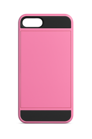iPhone 7/8 Plus Skal Med Kortfack - Rosa