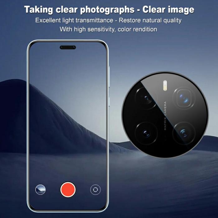 Bild 4, IMAK Honor Magic7 Pro Linsskydd Härdat Glas Transparent