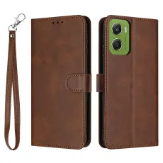 Motorola Moto G06 / G06 Power Fodral L&auml;der Brun