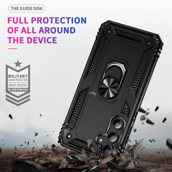 Bild 5, Samsung Galaxy A55 5G Skal Ring Armor Hybrid Svart