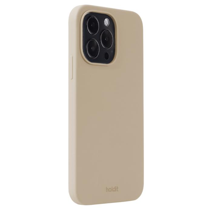Bild 2, holdit iPhone 14 Pro Max Mobilskal Silikon Latte Beige