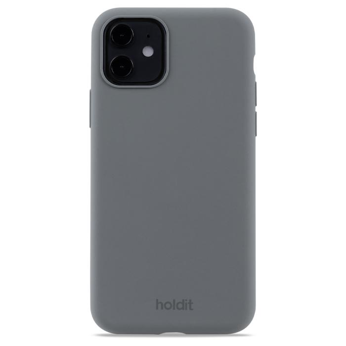 Bild 1, holdit iPhone 11/XR Mobilskal Silikon Space Gray