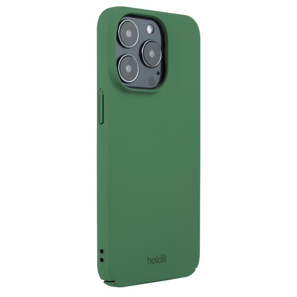 holdit iPhone 14 Pro Mobilskal Slim Forest Green