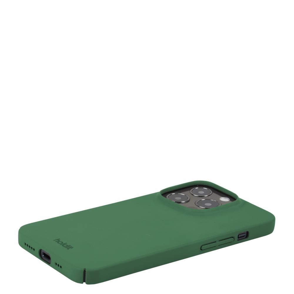 holdit iPhone 14 Pro Mobilskal Slim Forest Green