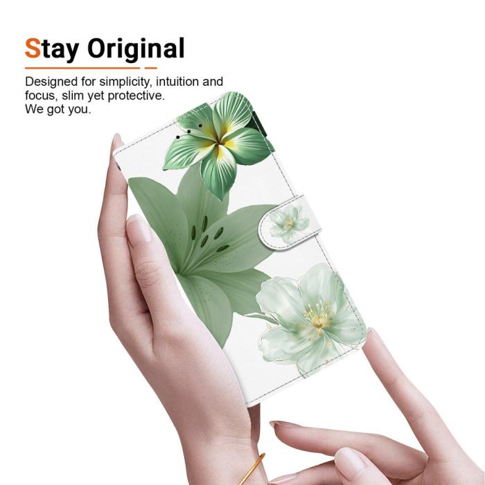 Bild 4, Google Pixel 11 Pro XL Fodral Med Tryck Blommor Grön
