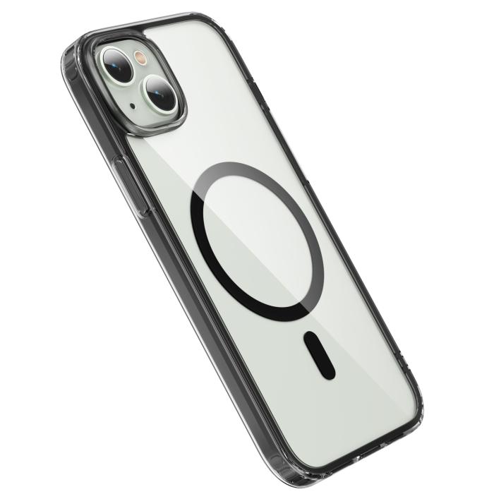 Bild 3, ColorPop iPhone 15 Plus Skal CH MagSafe Transparent/Svart