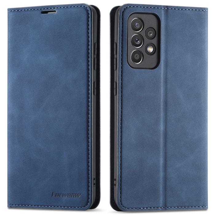 Bild 1, FORWENW Samsung Galaxy A23 5G Fodral Flip Läder Blå