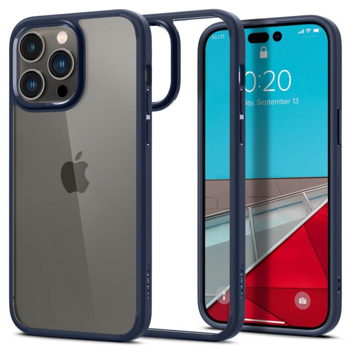 Bild 1, Spigen iPhone 14 Pro Skal Ultra Hybrid Navy Blue
