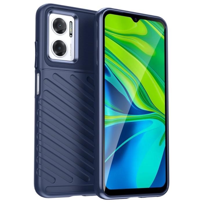 Bild 1, Xiaomi Redmi 10 5G Skal Twill Textur Blå