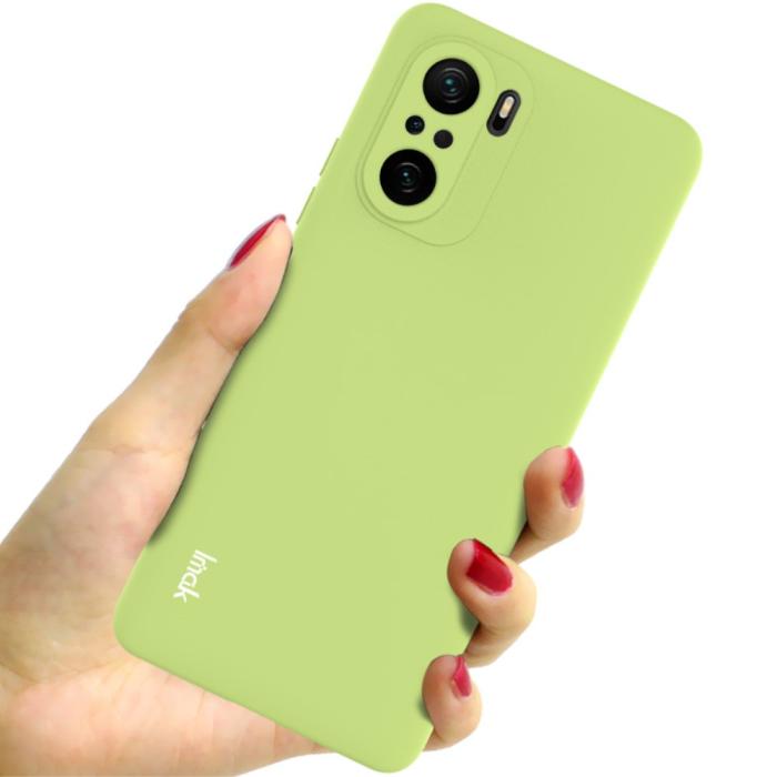 Bild 4, Xiaomi Mi 11i - IMAK Skin Touch Skal - Grön