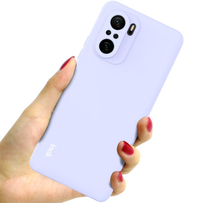 Bild 4, Xiaomi Mi 11i - IMAK Skin Touch Skal - Lila