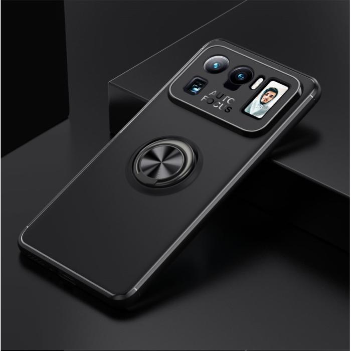 Bild 2, Xiaomi Mi 11 Ultra - Ring Skal - Svart