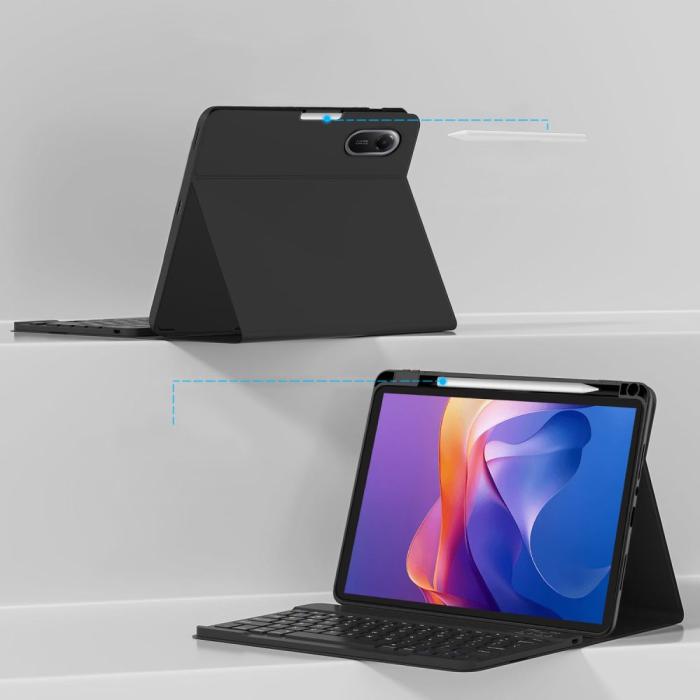Bild 4, Tech-Protect Xiaomi Redmi Pad 2 Fodral SC Tangentbord Svart