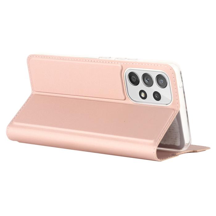 Bild 6, Samsung Galaxy A53 5G Fodral Flip Skin Touch Roséguld