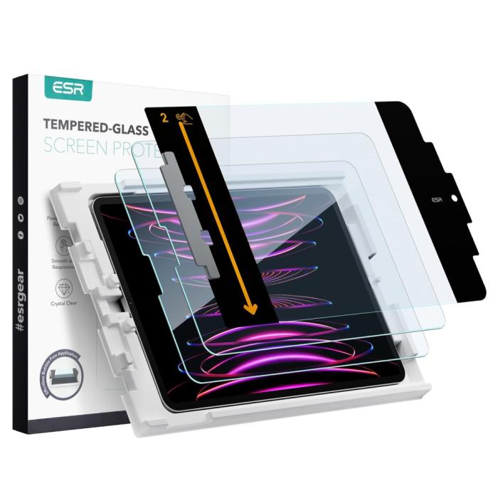 Bild 1, ESR iPad Pro 12.9 2018/2020/2021/2022 Skärmskydd 2-PACK