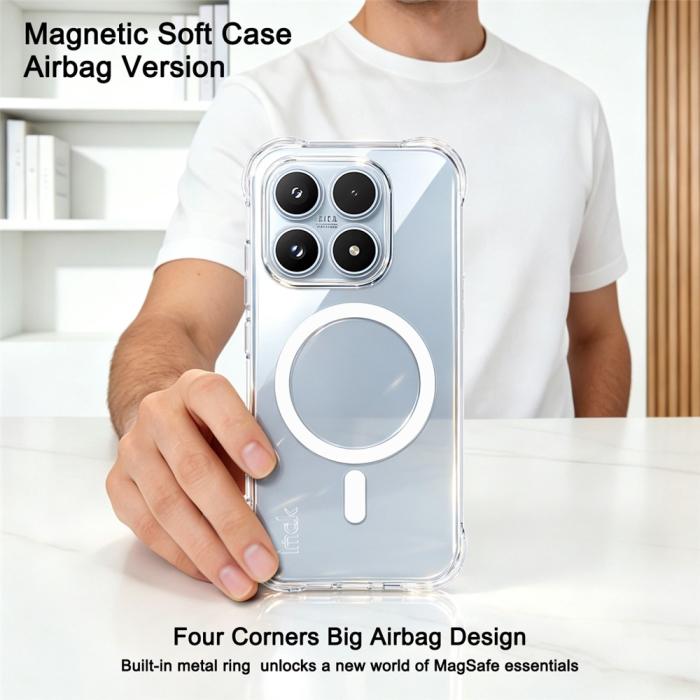 Bild 2, IMAK Xiaomi 17 Skal TPU Magsafe Shockproof Transparent